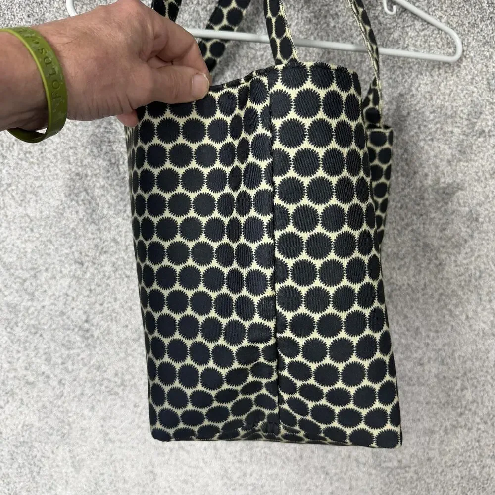 Perry Ellis Shoulder Tote Bag 11x18.5 Corporate Dropout Mod Travel Tech Noir